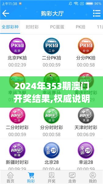 2024年353期澳門開獎結(jié)果,權(quán)威說明解析_10DM14.772