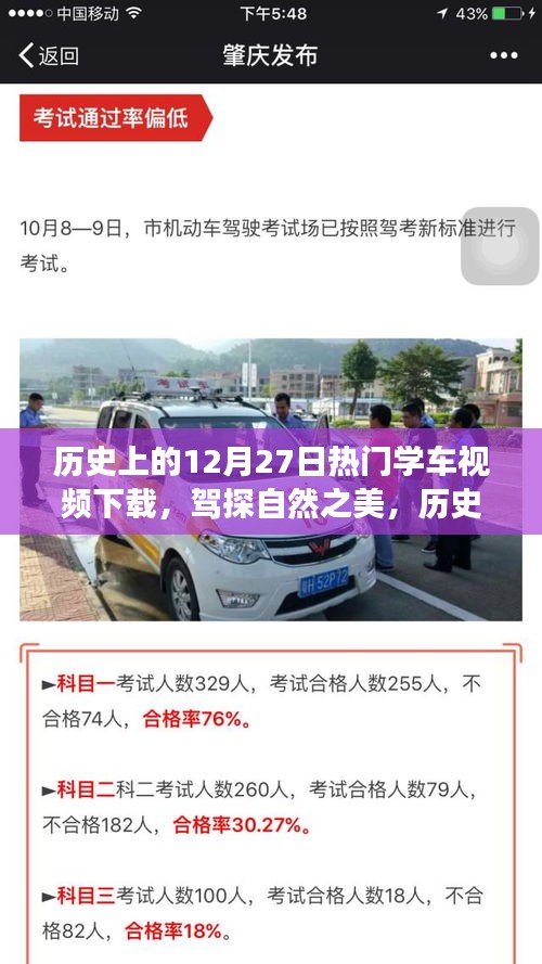 輕松啟程指南，歷史上的學(xué)車(chē)佳日與心靈之旅——駕探自然之美熱門(mén)學(xué)車(chē)視頻下載日