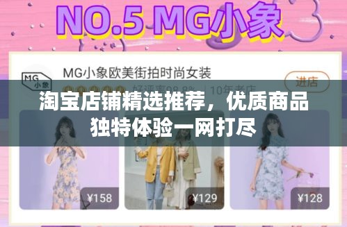 淘寶店鋪精選推薦，優(yōu)質(zhì)商品獨特體驗一網(wǎng)打盡