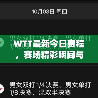 WTT最新今日賽程，賽場(chǎng)精彩瞬間與預(yù)告搶先看！