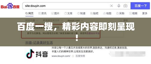 百度一搜，精彩內(nèi)容即刻呈現(xiàn)！