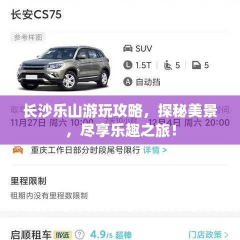 長沙樂山游玩攻略，探秘美景，盡享樂趣之旅！