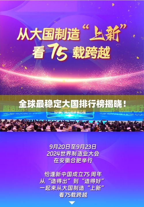 全球最穩(wěn)定大國排行榜揭曉！