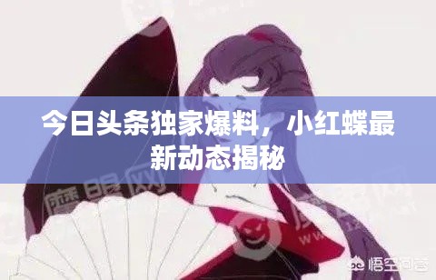 今日頭條獨(dú)家爆料，小紅蝶最新動態(tài)揭秘