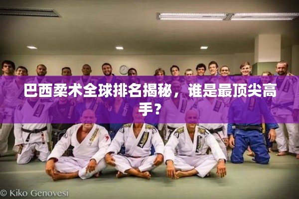 巴西柔術(shù)全球排名揭秘，誰是最頂尖高手？