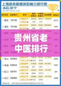 貴州省老中醫(yī)排行榜大揭秘，最新權(quán)威排名榜單揭曉！