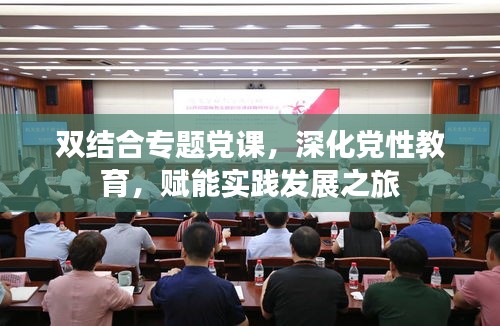 雙結(jié)合專題黨課，深化黨性教育，賦能實踐發(fā)展之旅