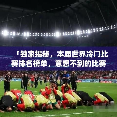 「獨(dú)家揭秘，本屆世界冷門比賽排名榜單，意想不到的比賽等你來關(guān)注！」