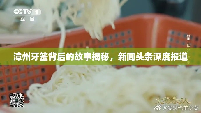 漳州牙簽背后的故事揭秘，新聞?lì)^條深度報(bào)道